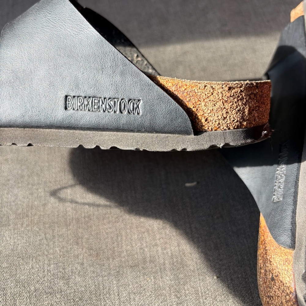 Birkenstock Black Leather Sandals - Picture 3 of 6